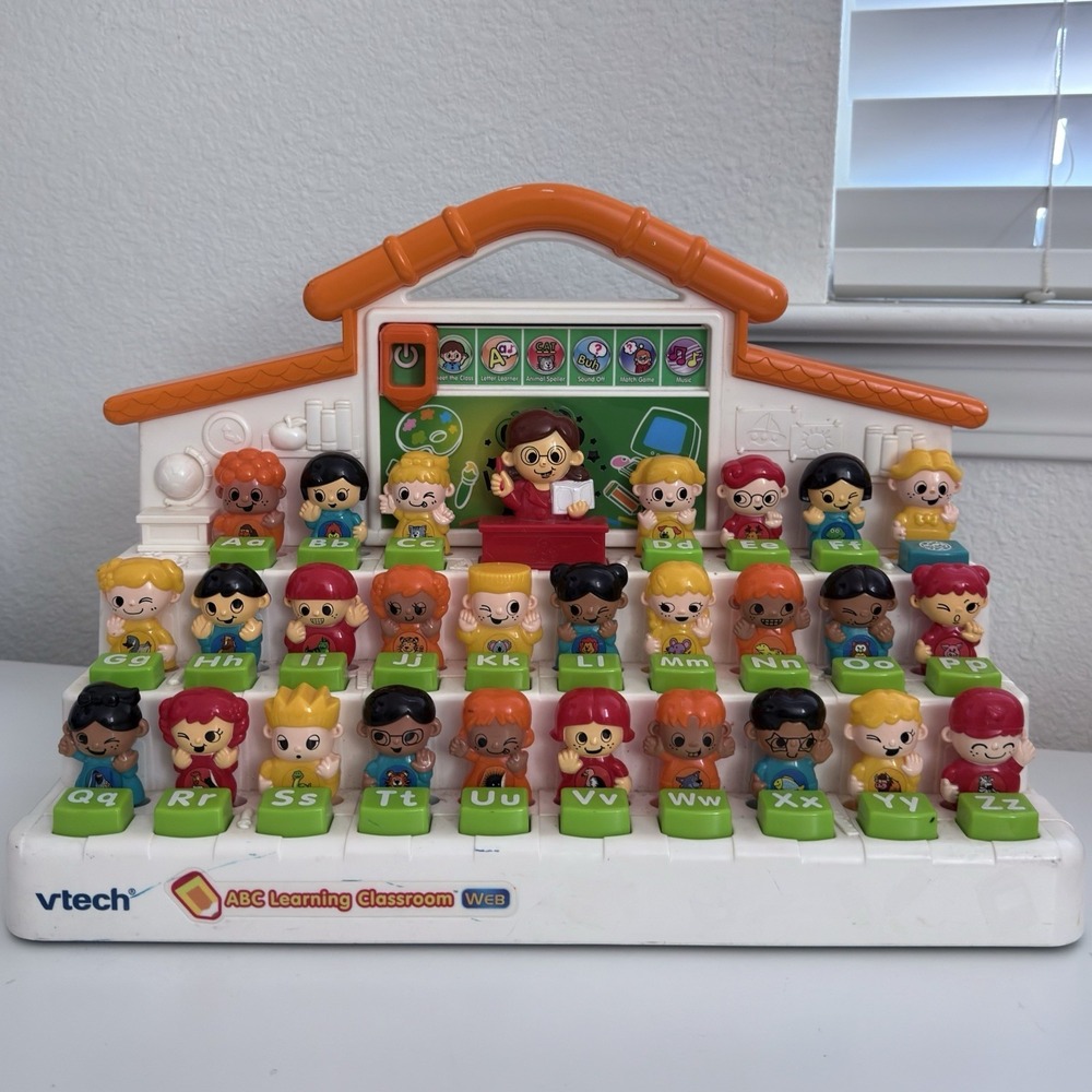 Vintage Vtech ABC Learning Classroom Talking Teacher Toddler Kids WORKS